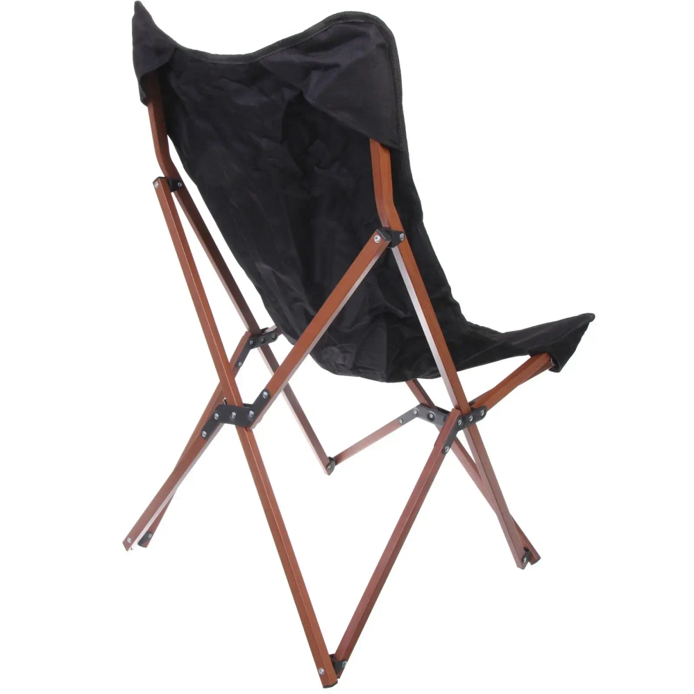 Кресло складное до 120 кг DC-6016, 52*63*90 см, цвет: чёрный, каркас алюминий, ТуристМастер