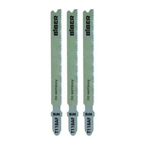 БИБЕР 85278 Полотна п/метал для эл. лобз. 67/1,4 мм Т118AF 3шт---