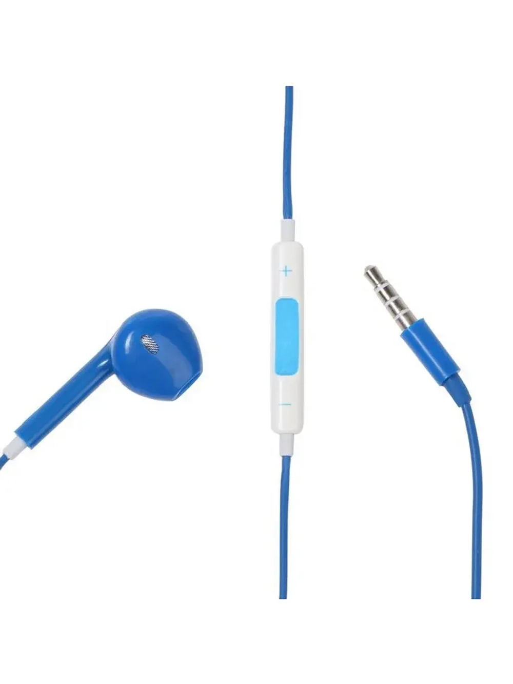 Наушники Luazon RX-13, вкладыши, микрофон, синие