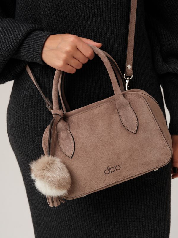 Замшевая сумка DBR 31348 капучино