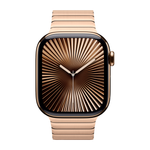 Умные часы Apple Watch Series 10 GPS + Cellular, 42mm, Gold Titanium Case with Link Bracelet, Gold