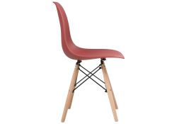 Пластиковый стул Eames PC-015 bordeaux