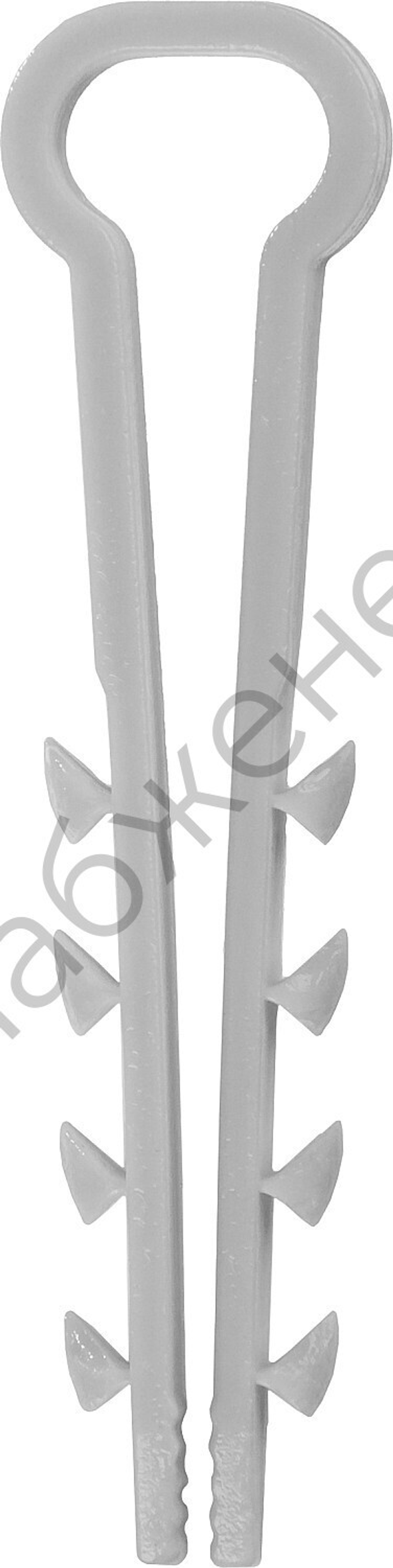 ЗУБР ДХ-П 10 мм, дюбель-хомут для плоского кабеля, нейлон, 100 шт (30912-10)