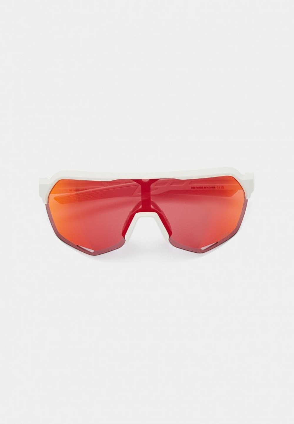 Спортивные очки 100% S2 / Soft Tact Off White / HiPER Red Multilayer Mirror Lens