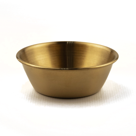 Соусник металлический d=7 см, V=70 мл, 304 нерж. сталь, золотистый CGPro CG11135gold
