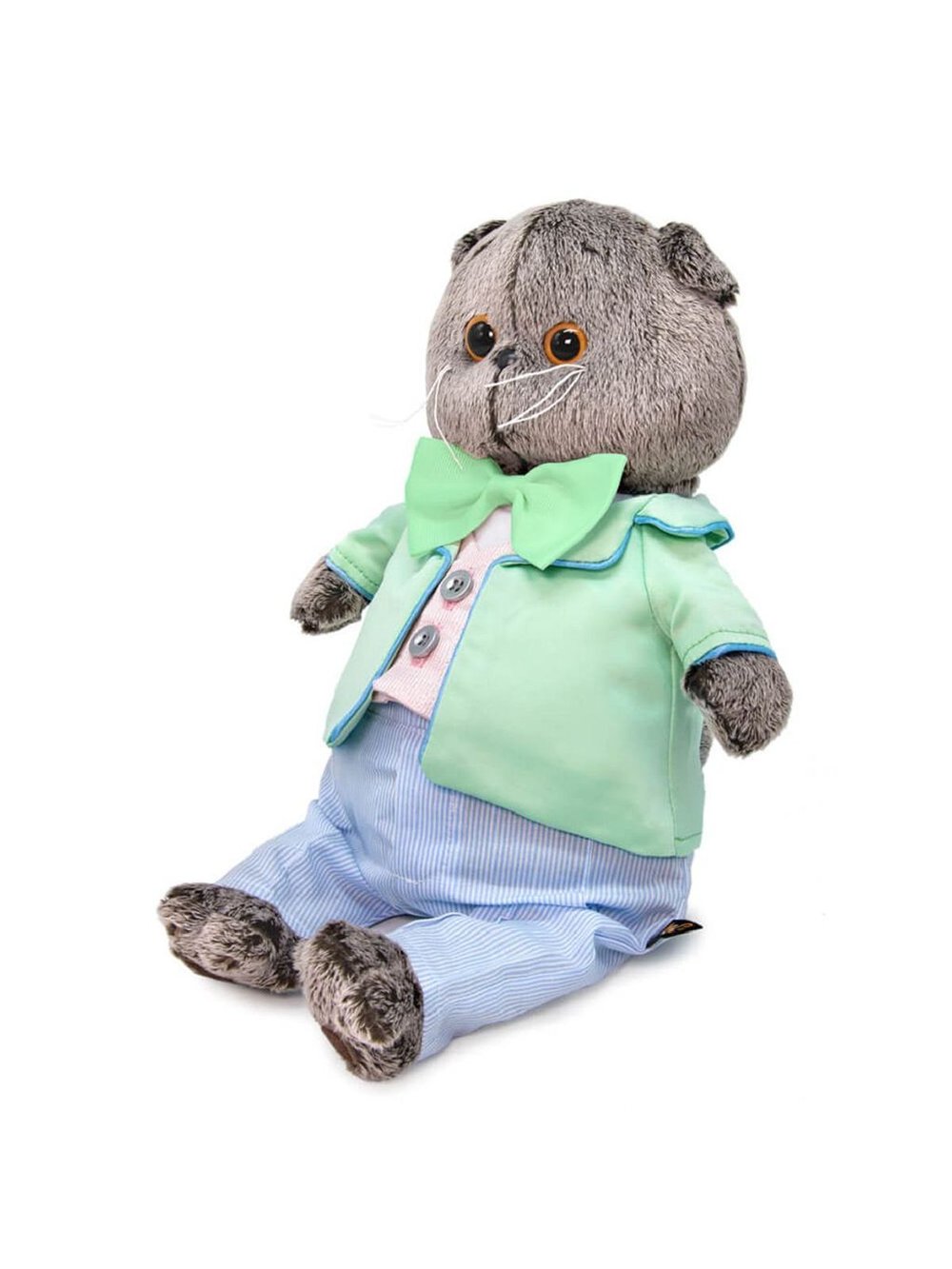 Мягкая игрушка Басик - джентльмен 30см