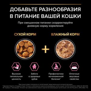 Сухой корм для кошек Pro Plan Sterilised для стерилизованных кошек с курицей