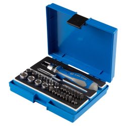 KING TONY (2539MRV04) Набор вставок (бит) 1/4", PH, PZ, Hex, Torx, Slotted, 39 предметов