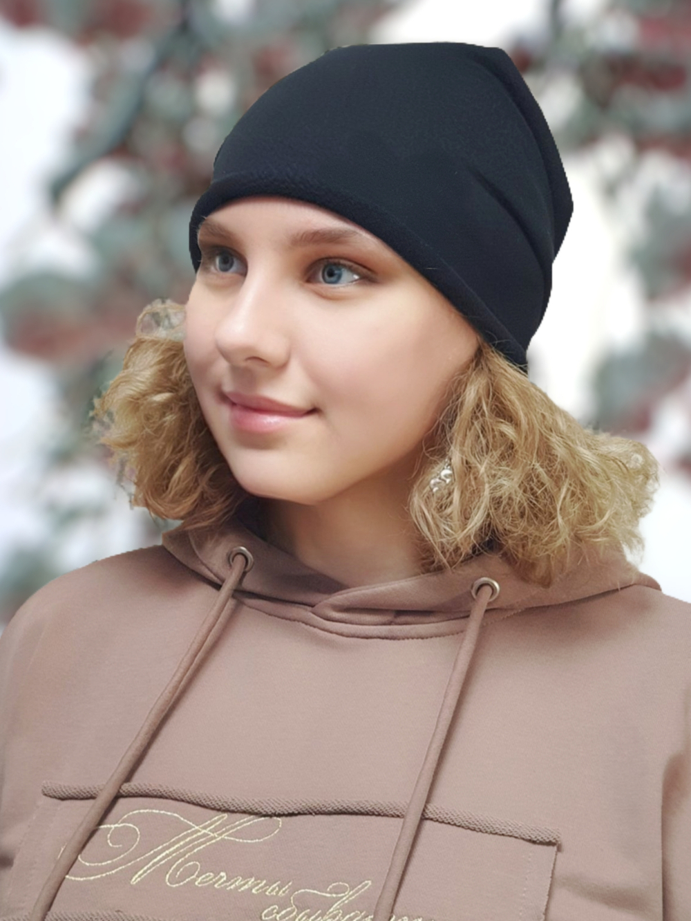 Шапка ДЖЕК хлопковая утепленная с валиком