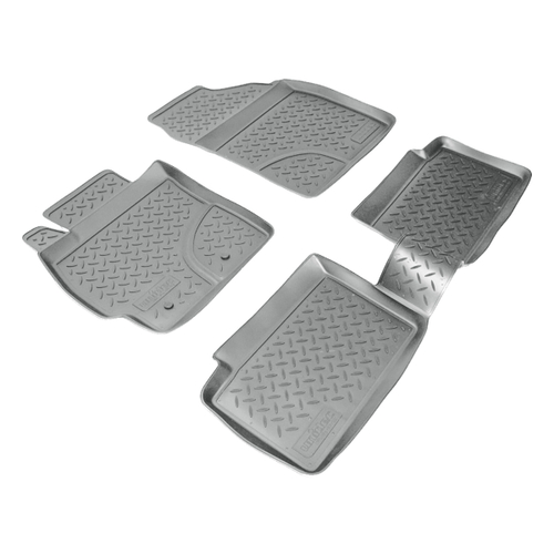 Ковры в салон Norplast/Unidec для Toyota Auris в кузове E15J/E15UT (2007-2013), Серый, арт.NPL-Po-88-02-G