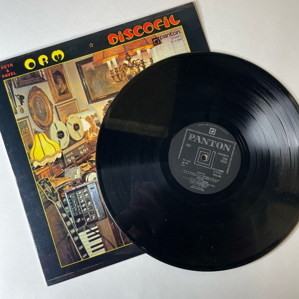 Винтажная виниловая пластинка LP Petr and Pavel ORM Discofil (Чехословакия 1979)