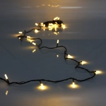 Гирлянда для дома «Кристаллы» 16,0 м 180 ламп LED черный пров.,8 реж.,IP-40, Теплый белый (возможность соединения)