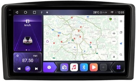 Магнитола для Mercedes Vito III (W447) 2014-2024 - Carmedia OL-1988 QLed+2K, Android 12, TS10, CarPlay, 4G SIM-слот