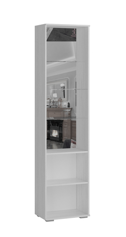 Шкаф-пенал с витриной Ливорно ЛШ-4, ясень