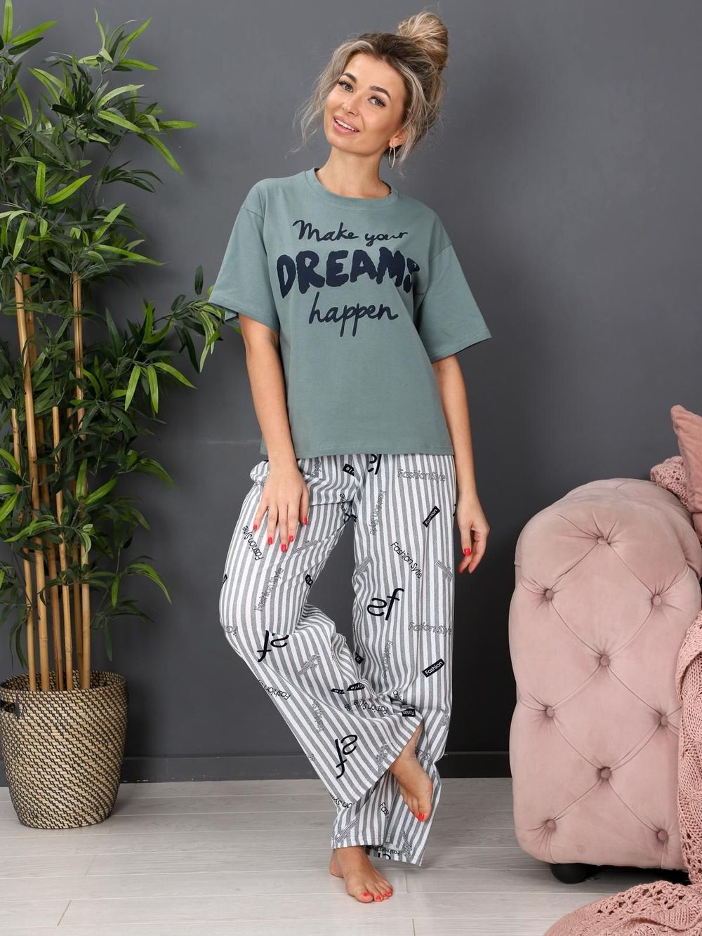 Дирта - пижама петроль Iv-capriz (Акция)