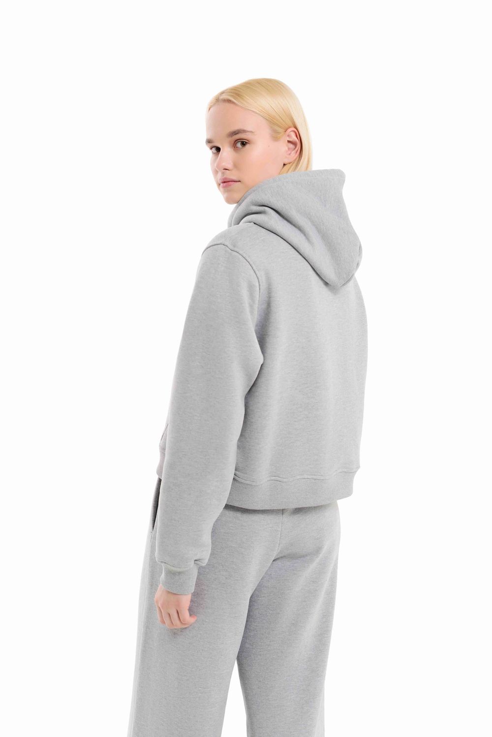 Худи Weme Укороченный серый