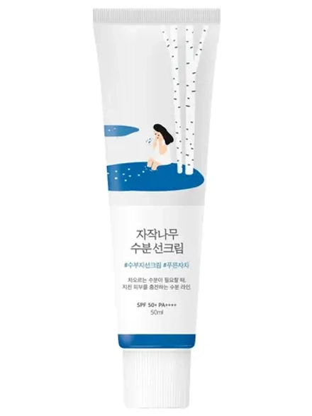 Round Lab Солнцезащитный крем с березовым соком и гиалуроновой кислотой SPF 50 Birch Juice Moisturizing Sunscreen 50 мл