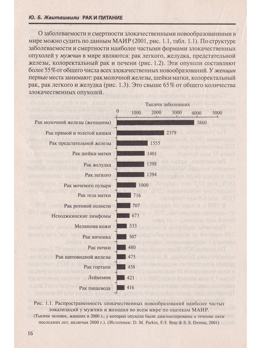 Рак и питание. 3-е издание