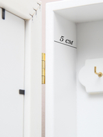 Ключница настенная "Прованс" 34*24*7см, из массива дерева с резной дверцей