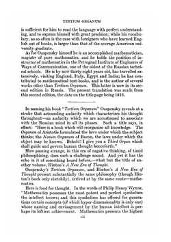 Tertium organum (the third organ of thought). A key to the enigmas of the world | P. D. Ouspensky