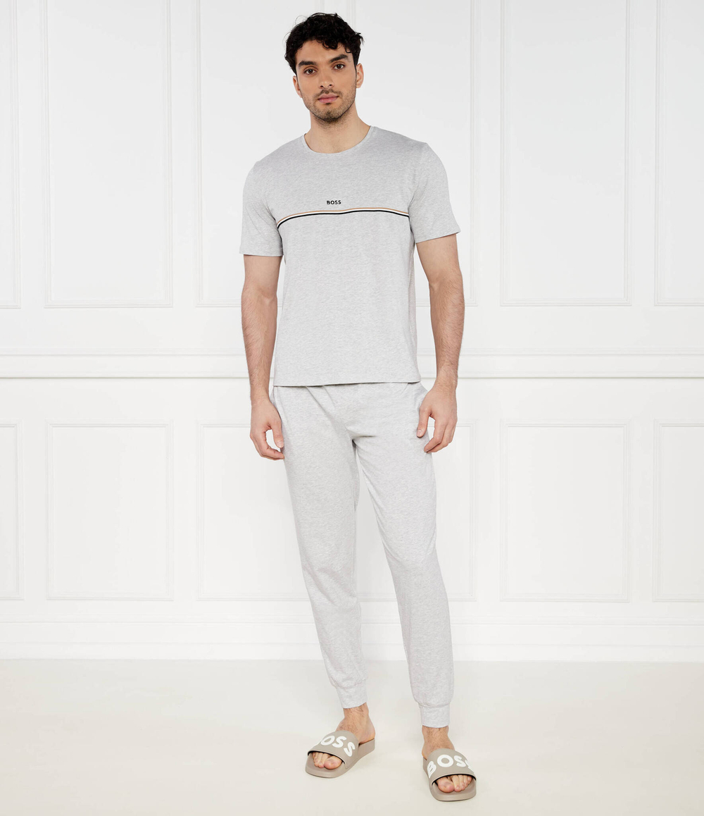 футболка unique BOSS BLACK - серый(50515395)