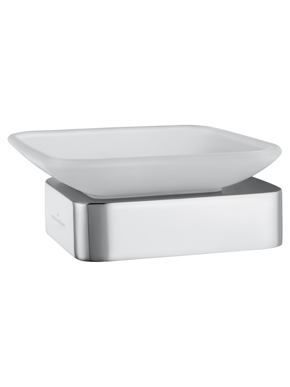 Мыльница с держателем WONZON & WOGHAND LOTTE, Хром (WW-8322)