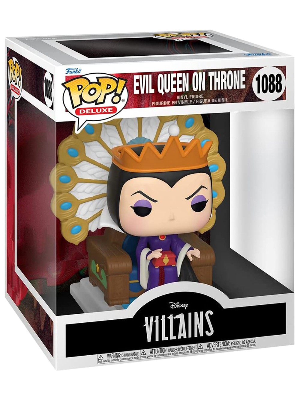 Фигурка Funko POP! Deluxe Disney Villains Evil Queen on Throne (1088) 50270
