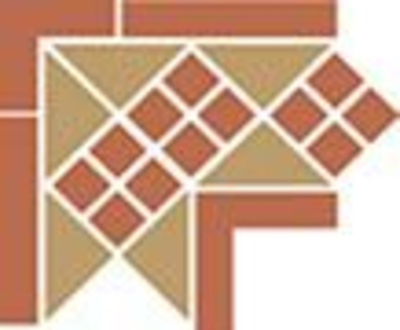 Угол керамический Corner LISBON-1 with 1 strip (Tr.03, Dots 04, Strips 04)