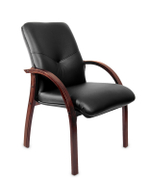Кресло для посетителей Меркурий D экокожа