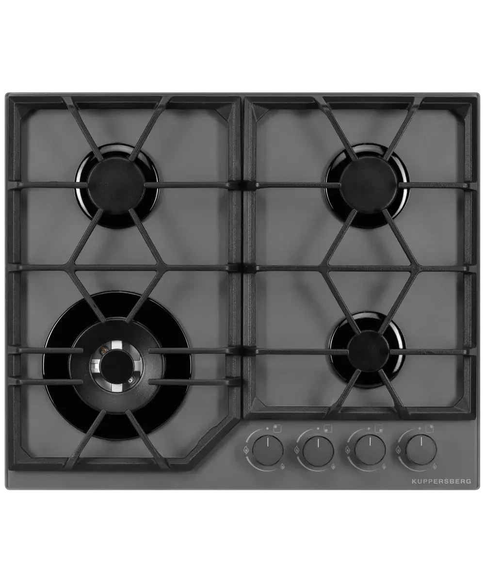 Газовая варочная панель Kuppersberg FG 62 GR фото 