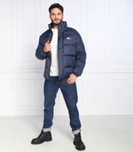 куртка badge puffer Tommy Jeans - темно-синий(DM0DM15121)