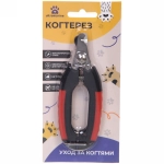 Когтерез для животных «ЗООУЛЬТРА», пружинный механизм, ручки прорезиненные, фиксатор ручек, цвет чёрный / красный, 12см