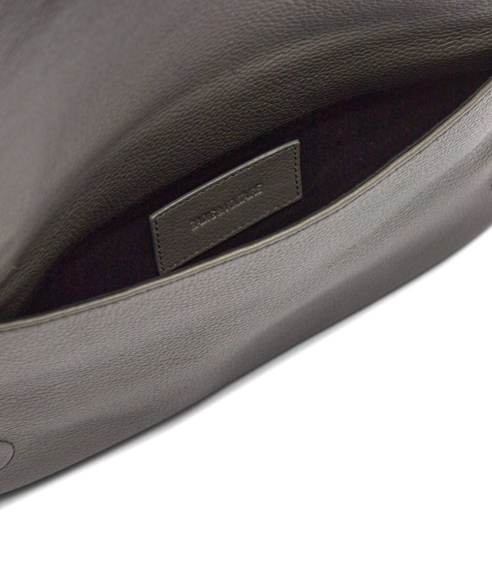 Кожаная сумка через плечо ROCK Zadig&Voltaire - серый(LWBA00001)