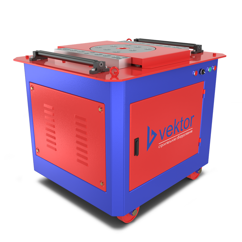 Станок для гибки арматуры Vektor GW40 с доводчиком - [3 кВт / до 36 мм / с концевиком]