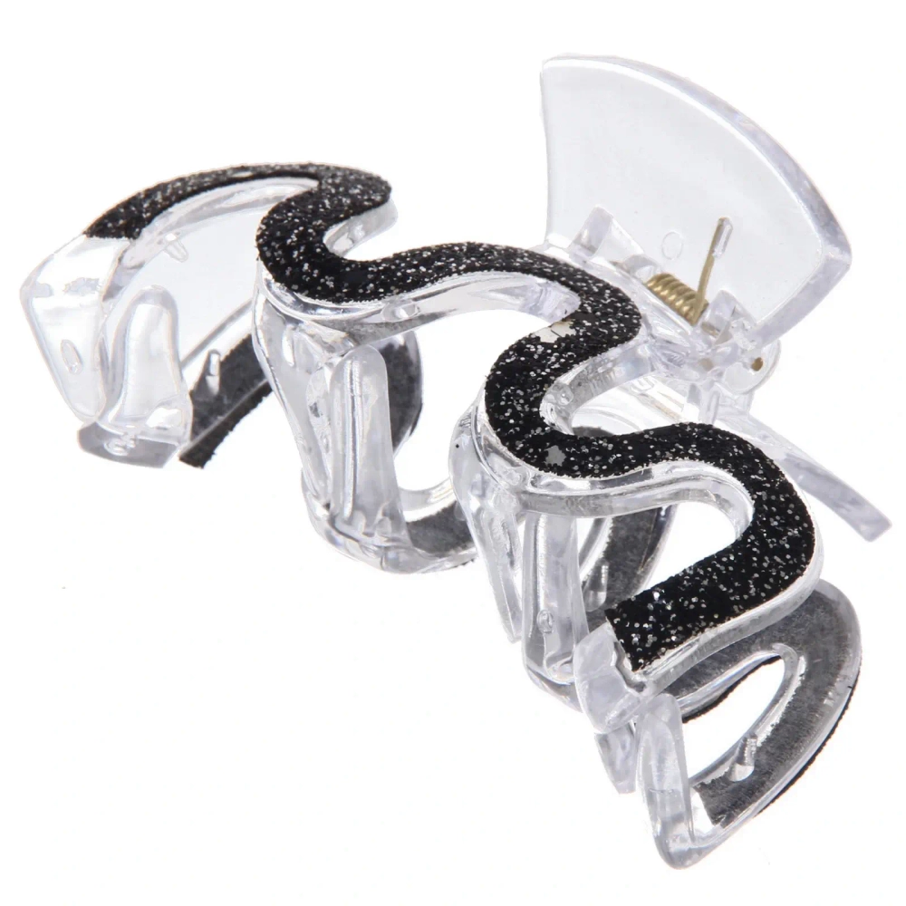 Заколка - краб для волос на блистере «FANTEO», шесть цветов в ассортименте, 9см