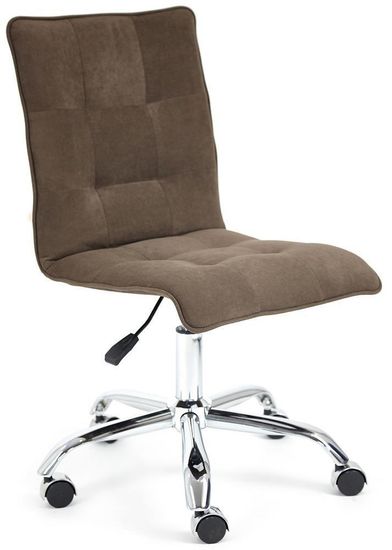 Кресло Tetchair ZERO флок , коричневый, 6