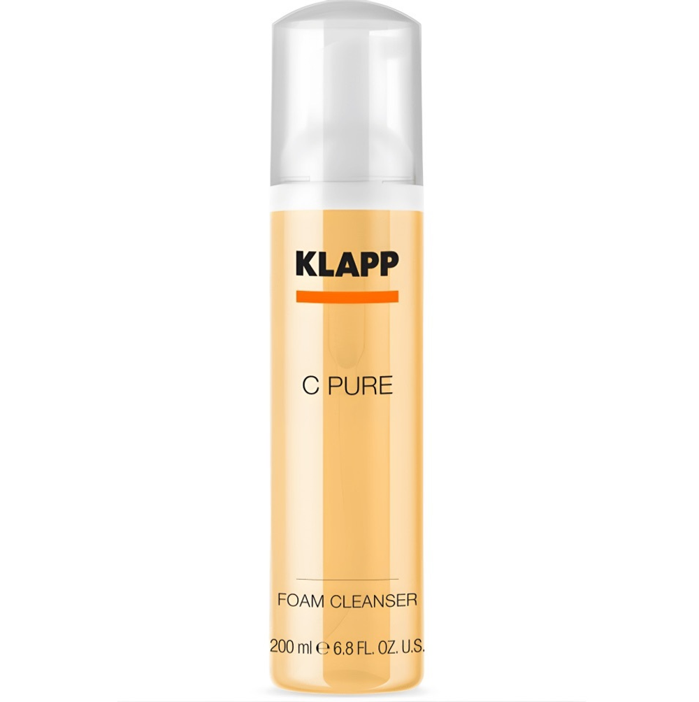 KLAPP Cosmetics Пенка очищающая для лица 200 мл | C PURE Foam Cleanser