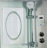 Душевая кабина WeltWasser WW500 Emmer 11015 110x110 10000003286 профиль Хром стекло прозрачное