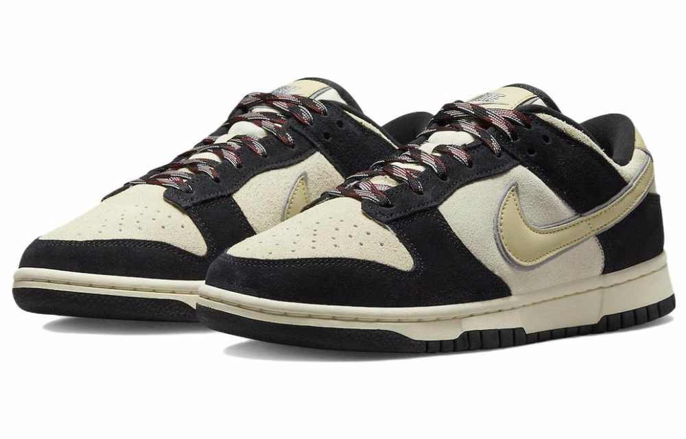 Кроссовки Nike Dunk Low Lx "Black Suede" (Женская размерная сетка)