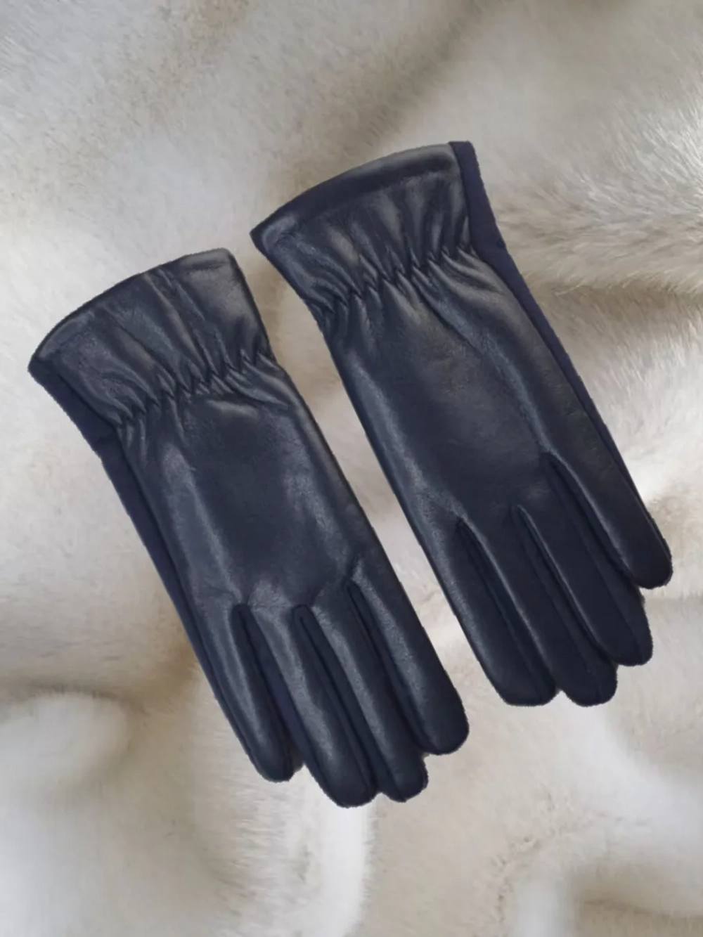 перчатки демисезонные теплые на меху модные удобные