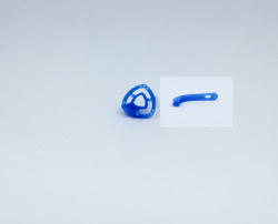 Восковка серьги (триллион 8.00 х 8.00 мм - 2 шт. Ø 1.00 мм - 9 шт., 4 деталей)