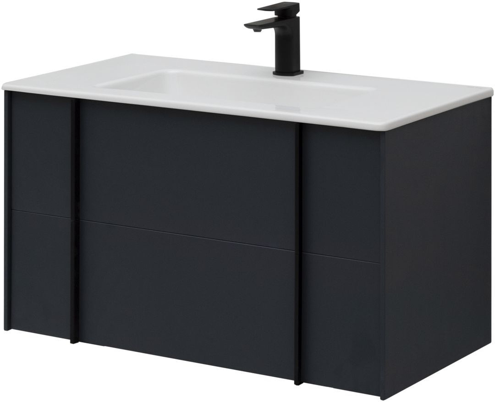 Тумба с раковиной Allen Brau Reality 1.32006.AM 90 anthracite matt