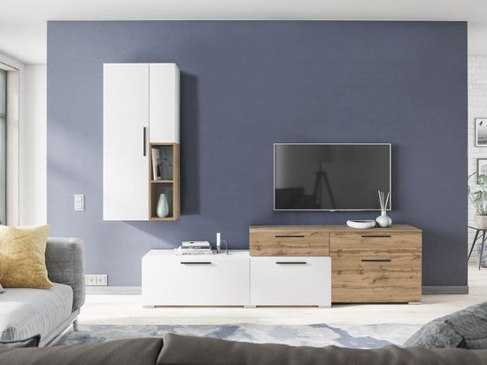 Тумба-ТВ АЛЬБЕРО дуб вотан