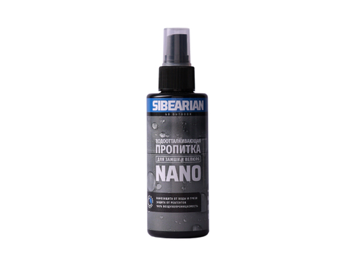 Водоотталкивающая пропитка для замши и велюра NANO 150ml SIBEARIAN