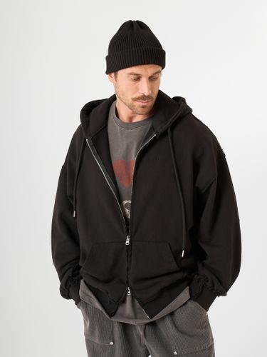 Черная хлопковая худи Votus на молнии