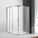 Душевой уголок Cezares Molveno 130x130 MOLVENO-R-22-100+30-P-Cr стекло рифленое матовое/профиль хром