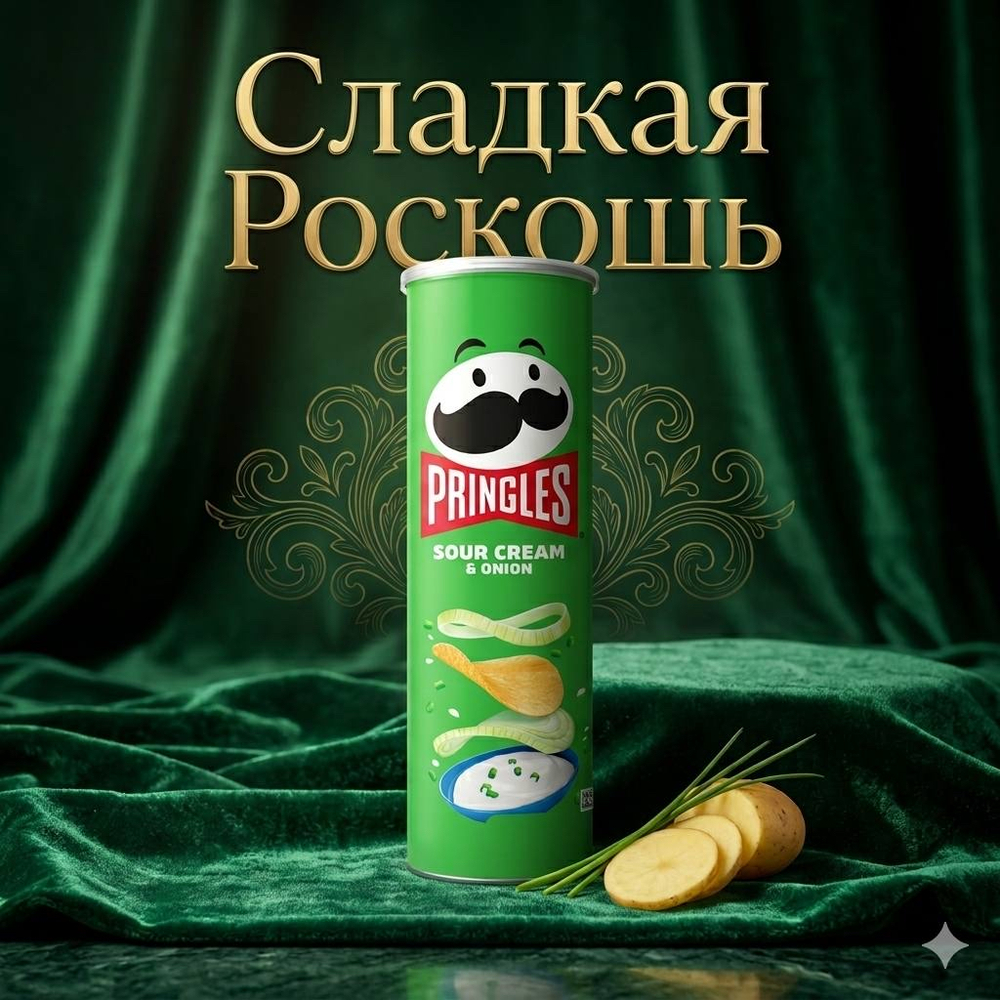 Чипс PRINGLES Сметана лук