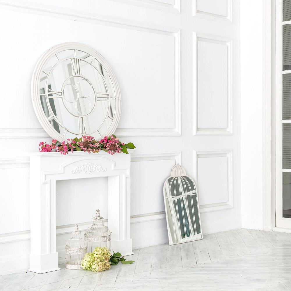 Настенное зеркало Объект мечты Сен-Лазар вайт