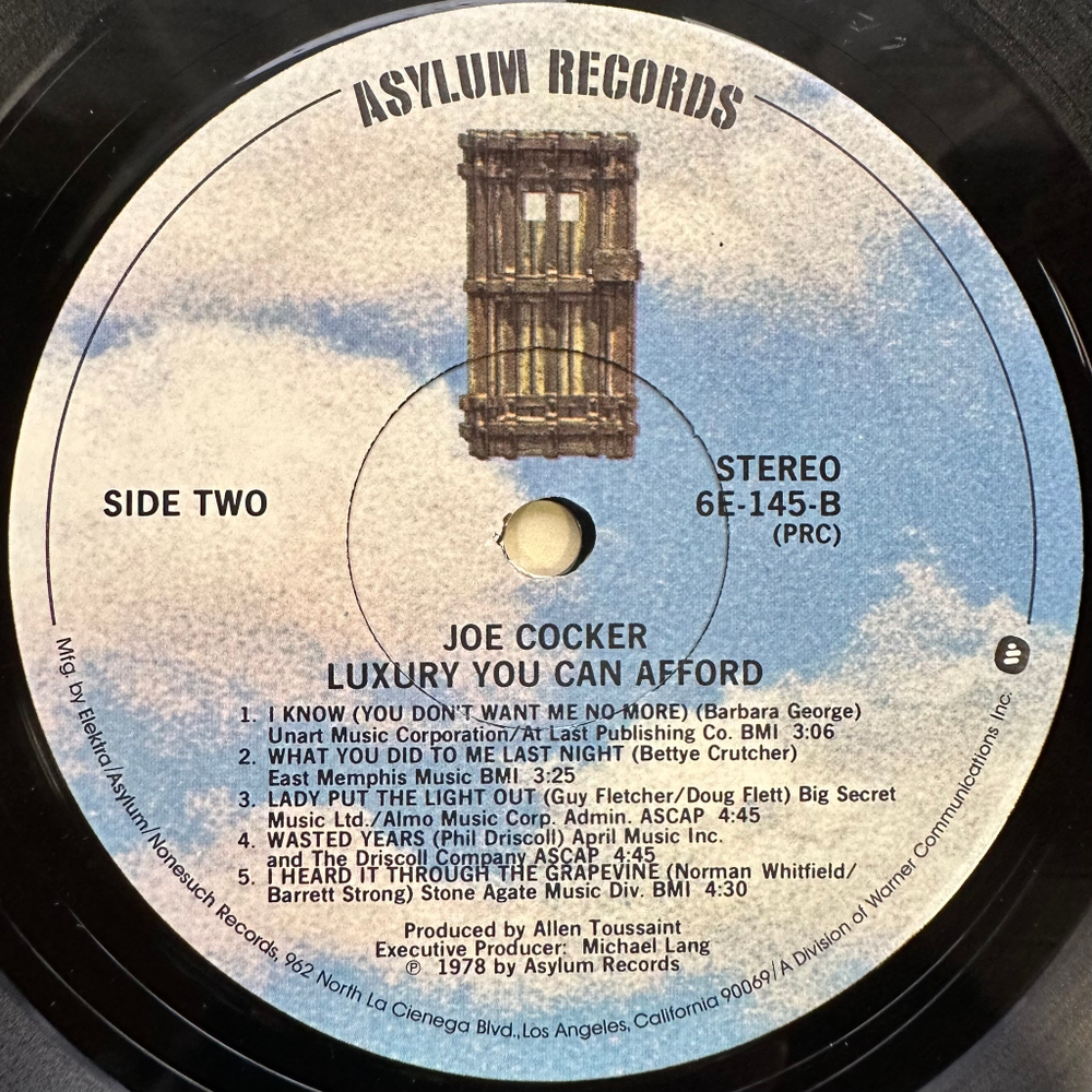 Joe Cocker - Luxury You Can Afford (США 1978г.)