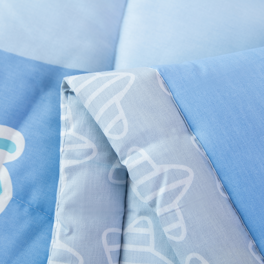 Комплект постельного белья Сатин с Одеялом Young 100% хлопок на резинке OBKR026